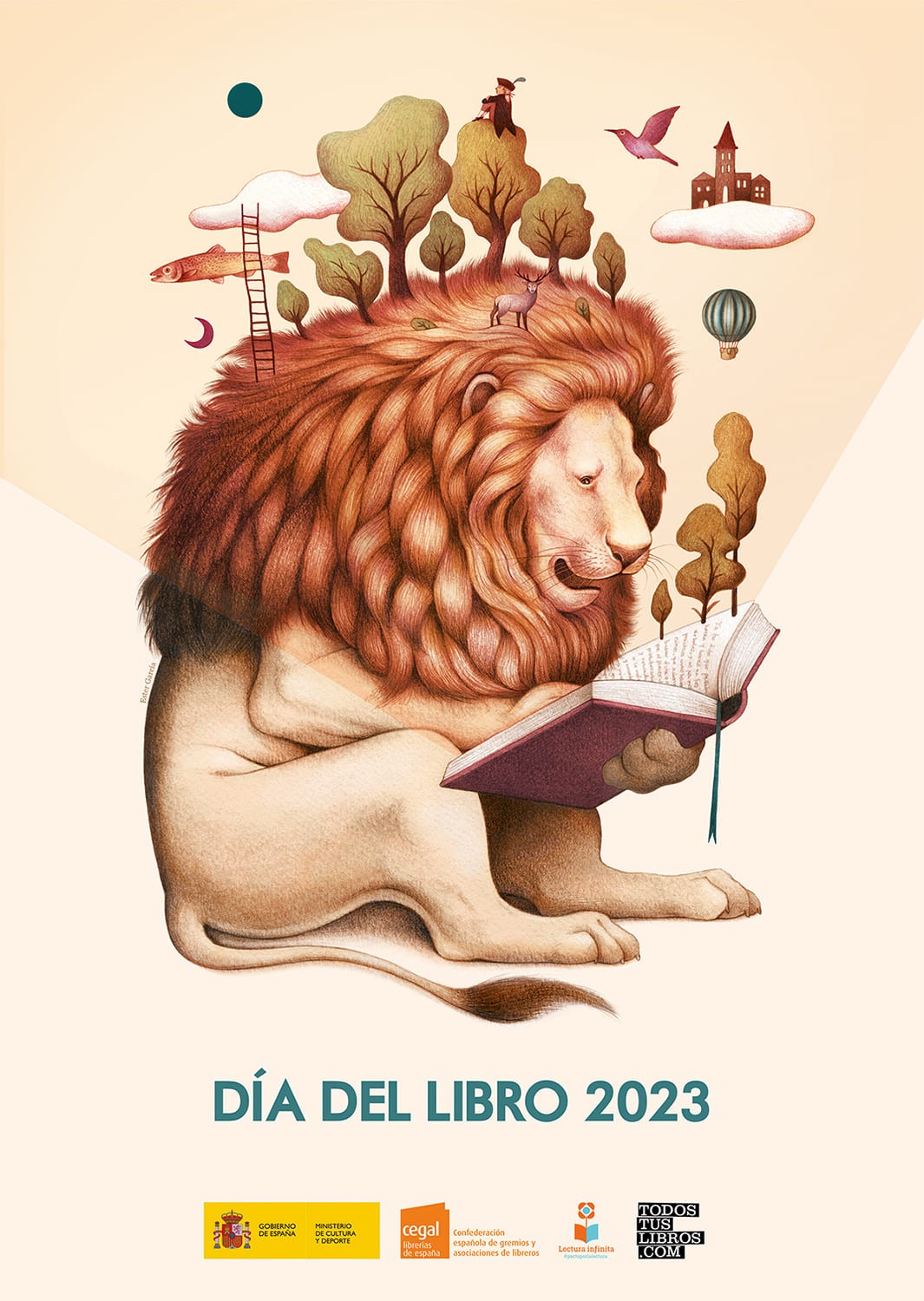 1 Cartel para el Día del Libro 2023
