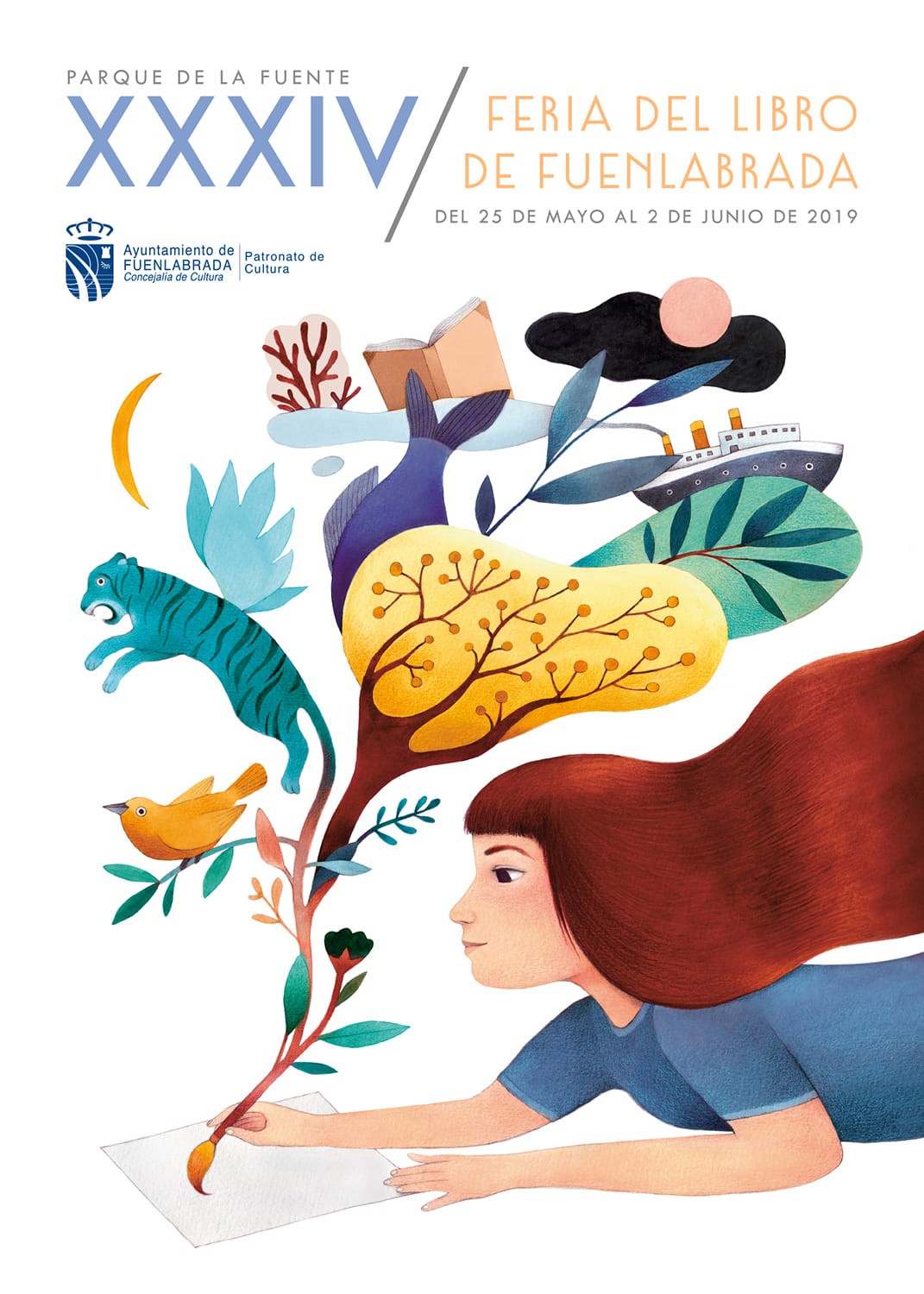 4 Cartel Feria Libro de Fuenlabrada